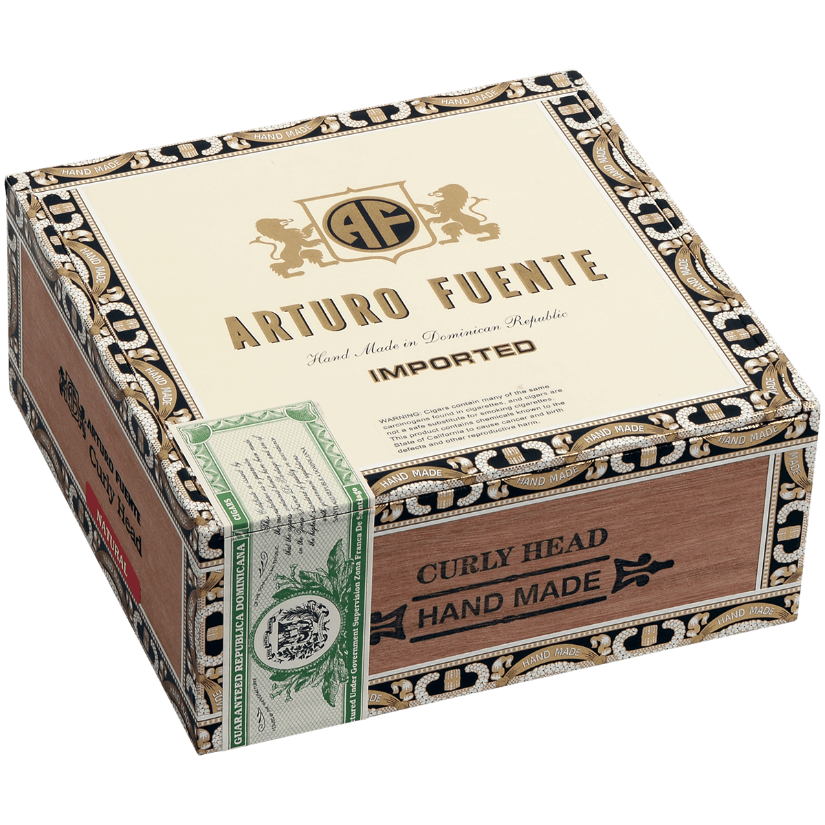 Arturo Fuente Curly Head Natural 40 Ct. Box 6.50X43