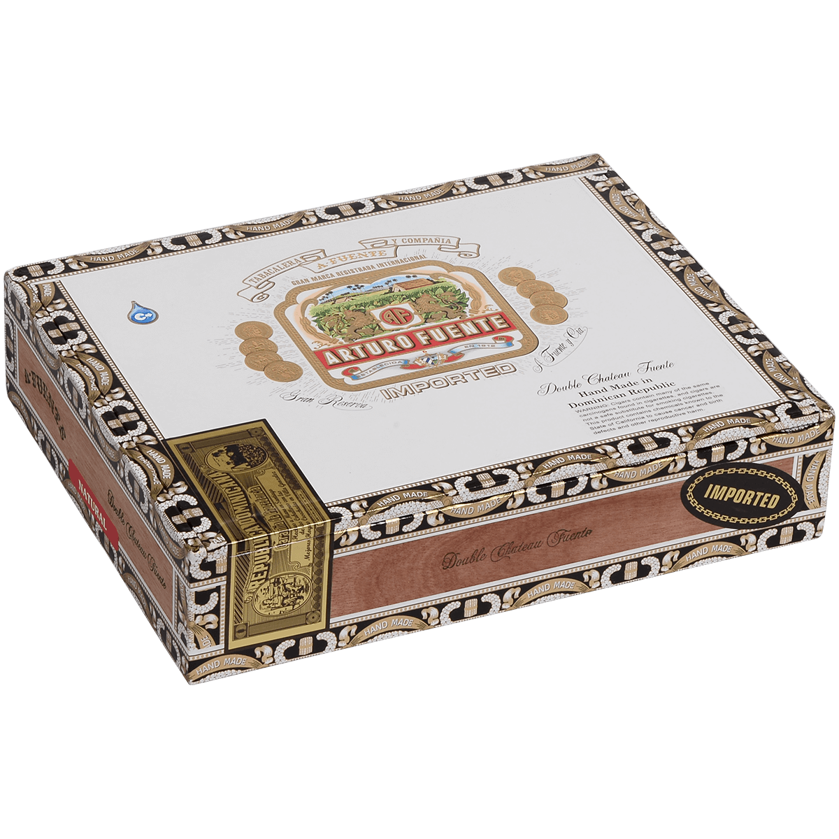 Arturo Fuente Double Chateau Natural 20 Ct. Box 6.75X50
