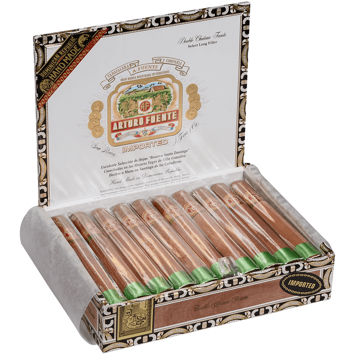 Arturo Fuente Double Chateau Natural 20 Ct. Box 6.75X50