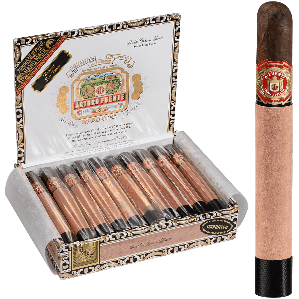 Arturo Fuente Double Chateau Sun Grown 20 Ct. Box 6.75X50