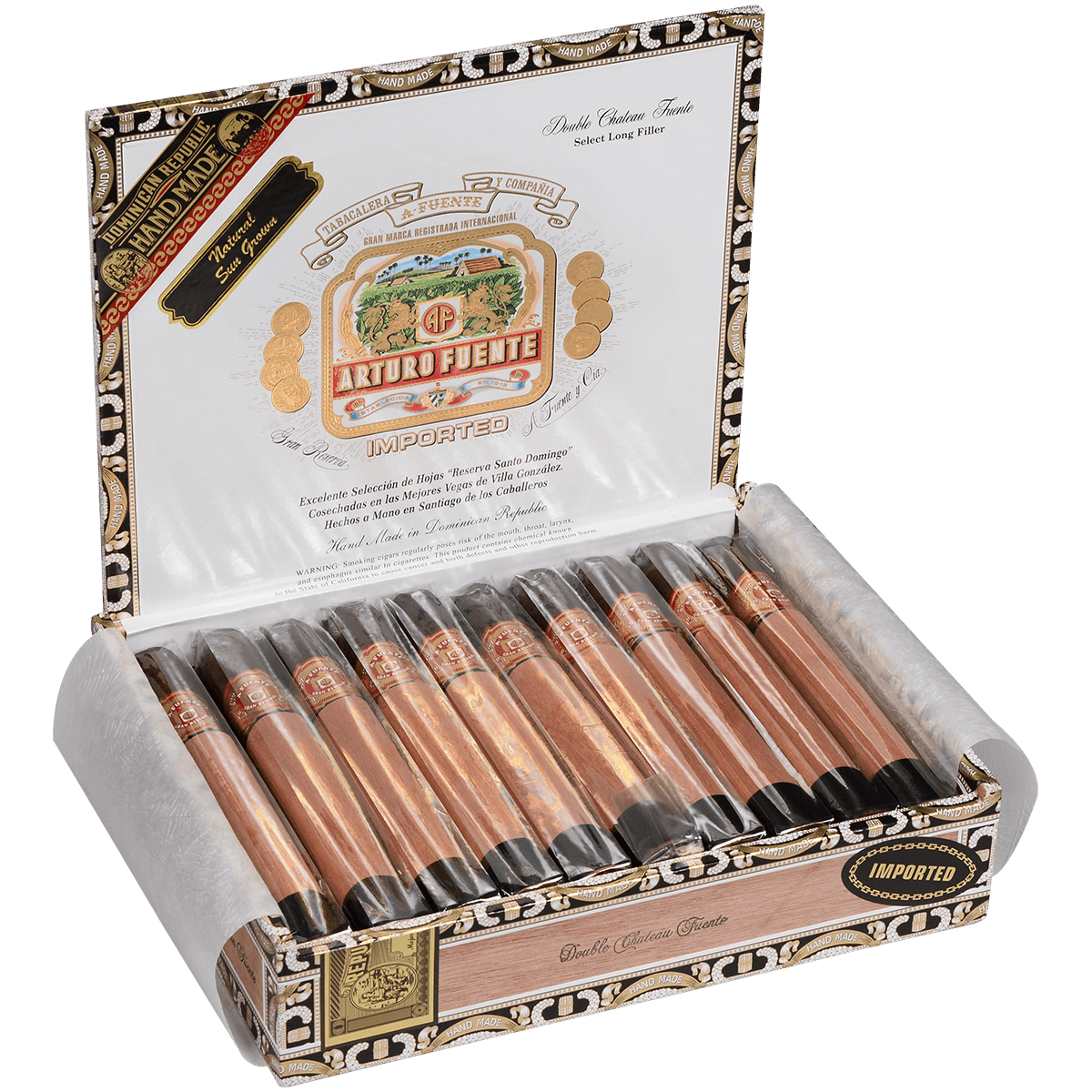 Arturo Fuente Double Chateau Sun Grown 20 Ct. Box 6.75X50