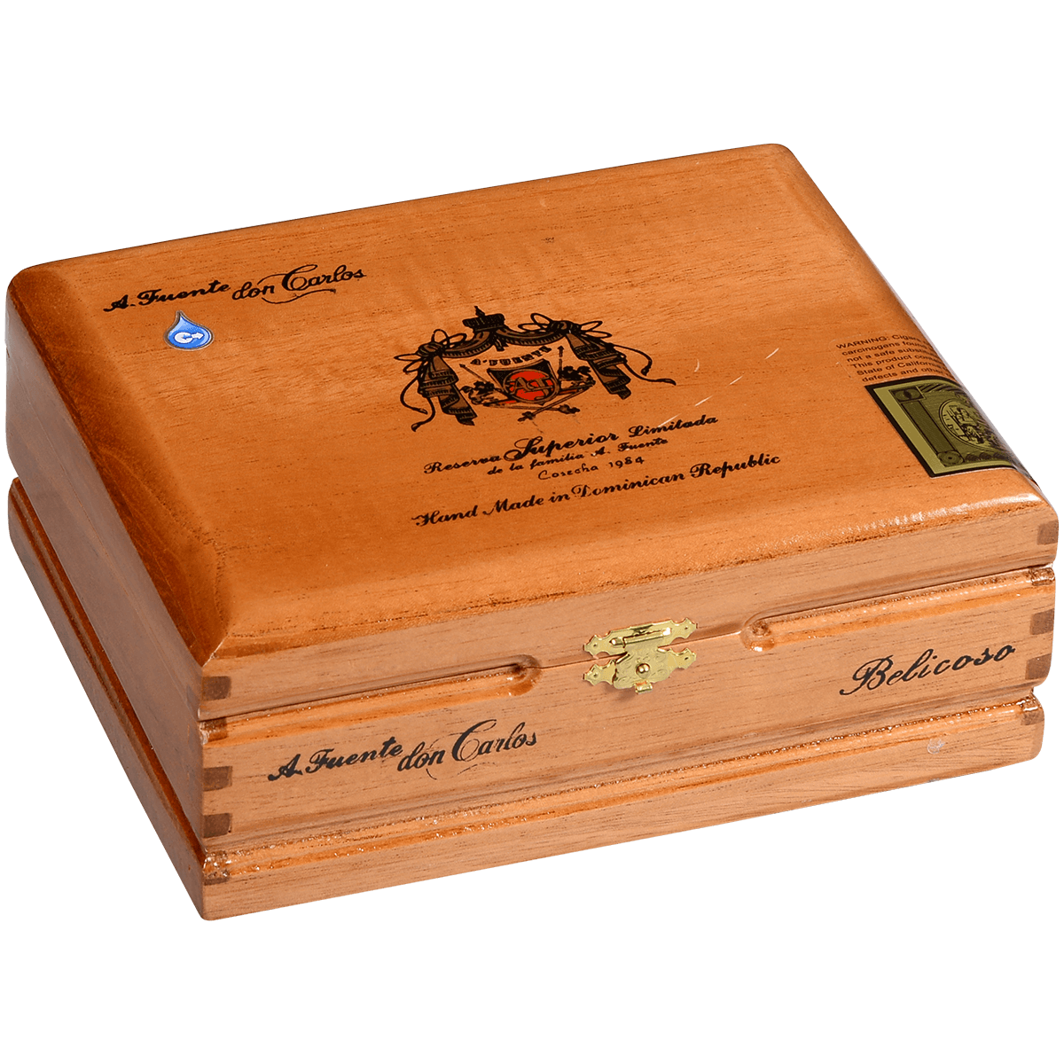 Arturo Fuente Don Carlos Belicoso Natural 25 Ct. Box 5.38X52