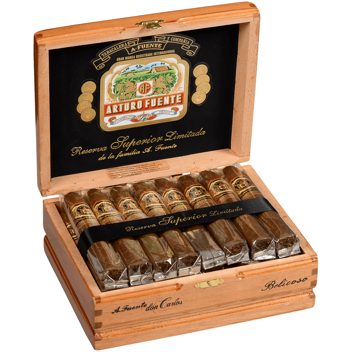 Arturo Fuente Don Carlos Belicoso Natural 25 Ct. Box 5.38X52