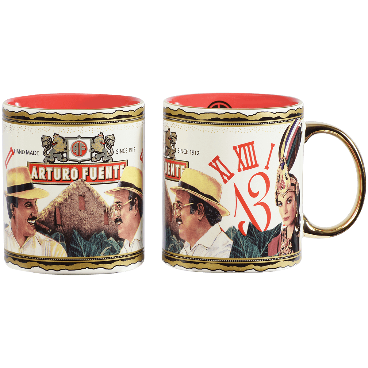 Arturo Fuente Mug Set 2 Pc Ceramic