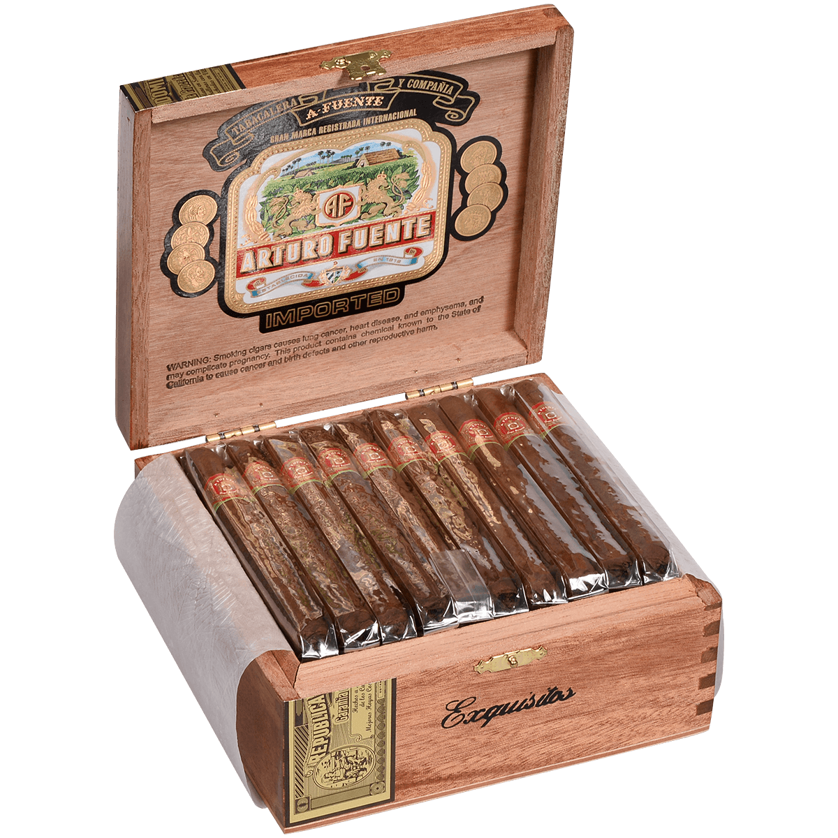 Arturo Fuente Exquisitos Natural 50 Ct. Box 4.50X34