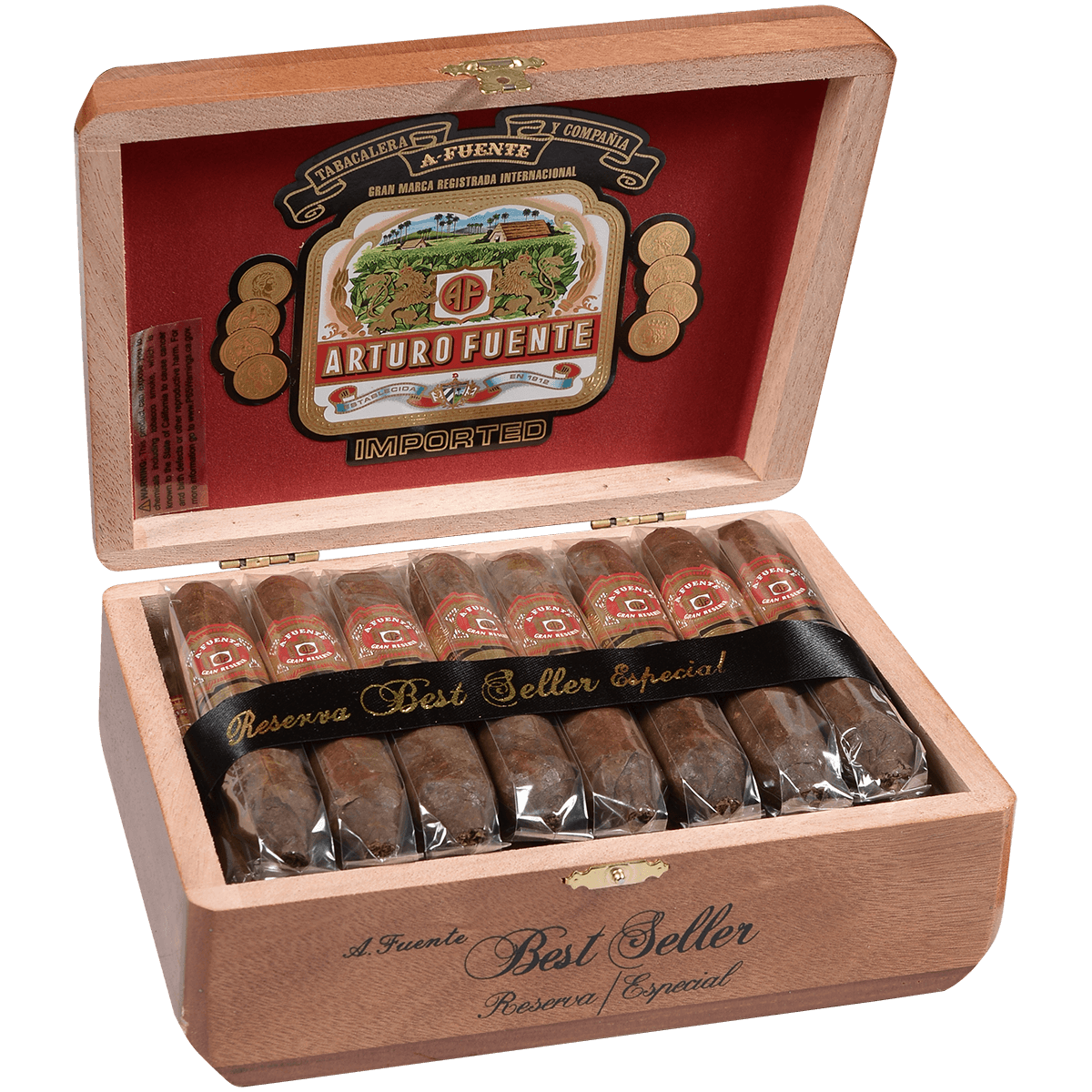 Arturo Fuente Hemingway Best Seller Natural 25 Ct. Box 5.00X43/55