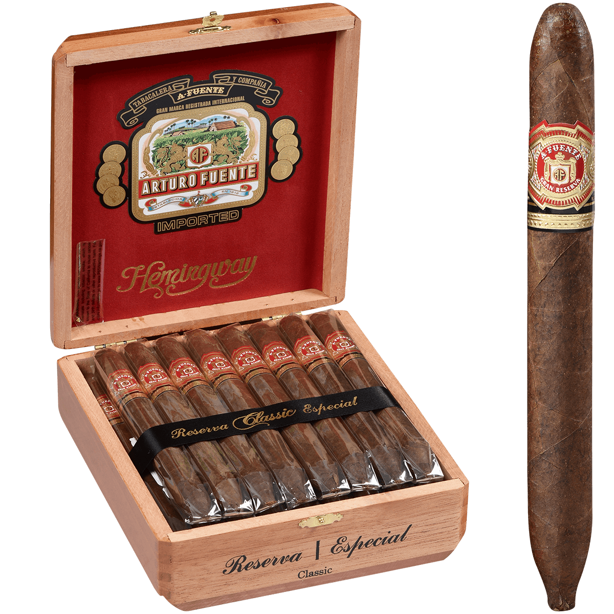 Arturo Fuente Hemingway Classic V Natural 25 Ct. Box 7.00X48