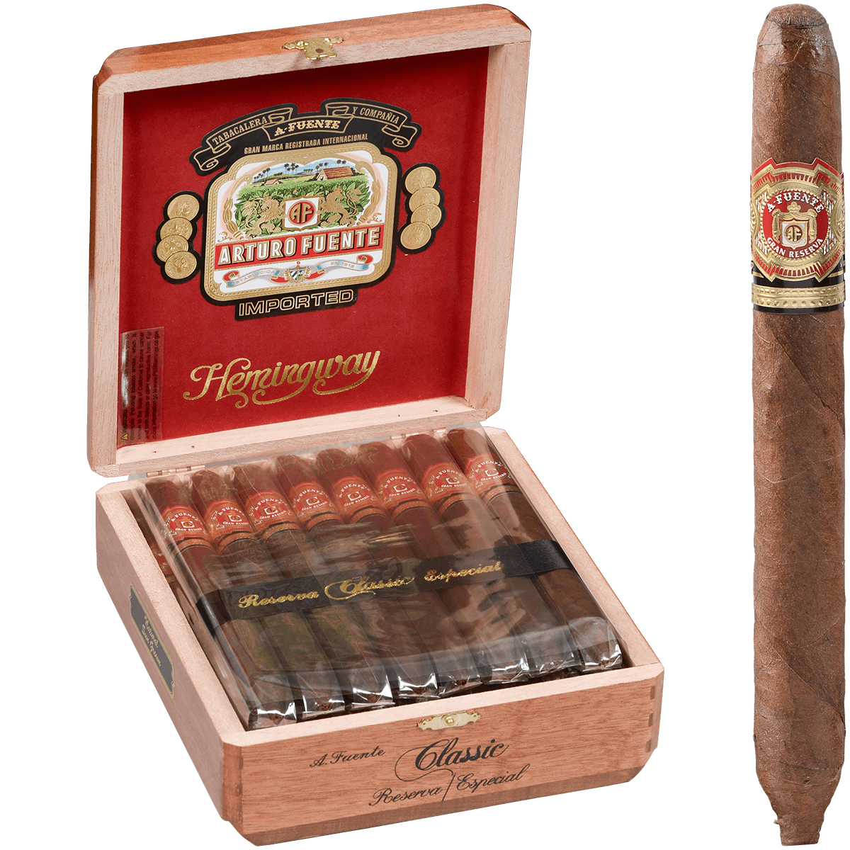 Arturo Fuente Hemingway Classic V Sungrown 25 Ct. Box 7.00X48