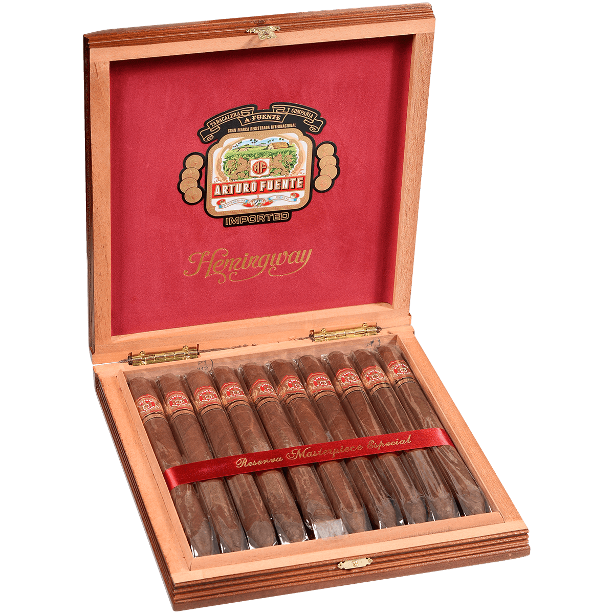 Arturo Fuente Hemingway Masterpiece Natural 10 Ct. Box 9.00X52