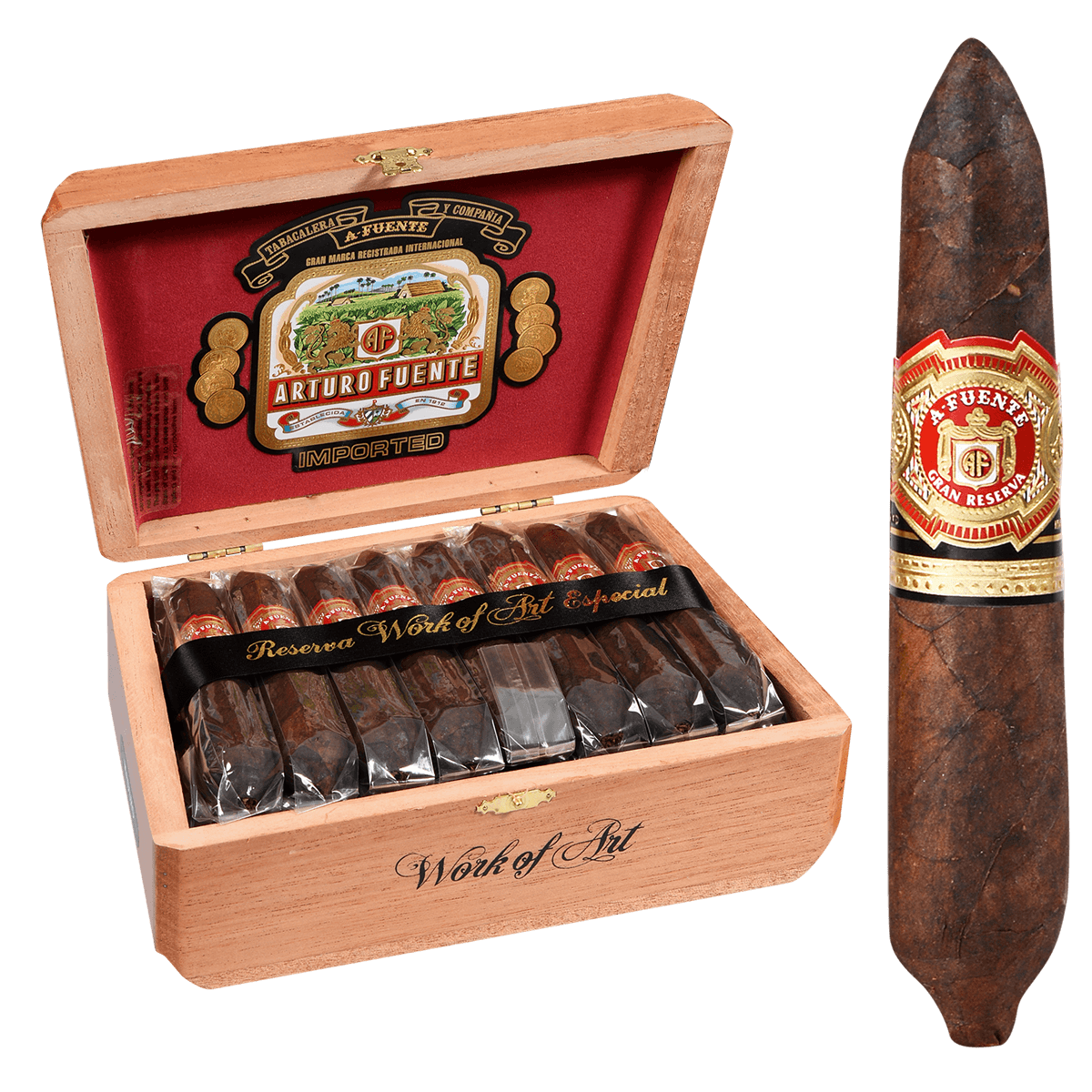Arturo Fuente Hemingway Work Of Art Maduro 25 Ct. Box 5.00X56