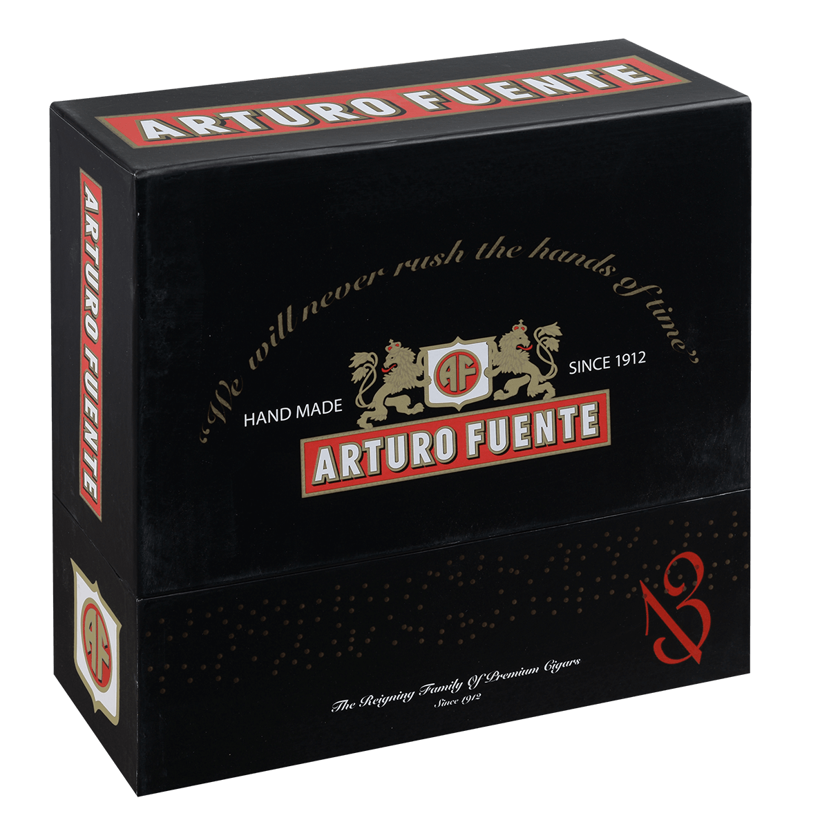 Arturo Fuente Ashtray Rnd Dec Ceramic Hands Of Time Black