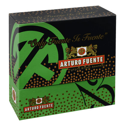 Arturo Fuente Ashtray Rnd Dec Ceramic Hands Of Time Green