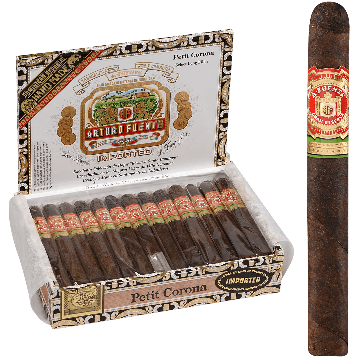 Arturo Fuente Petit Corona Maduro 25 Ct. Box 5.00X38