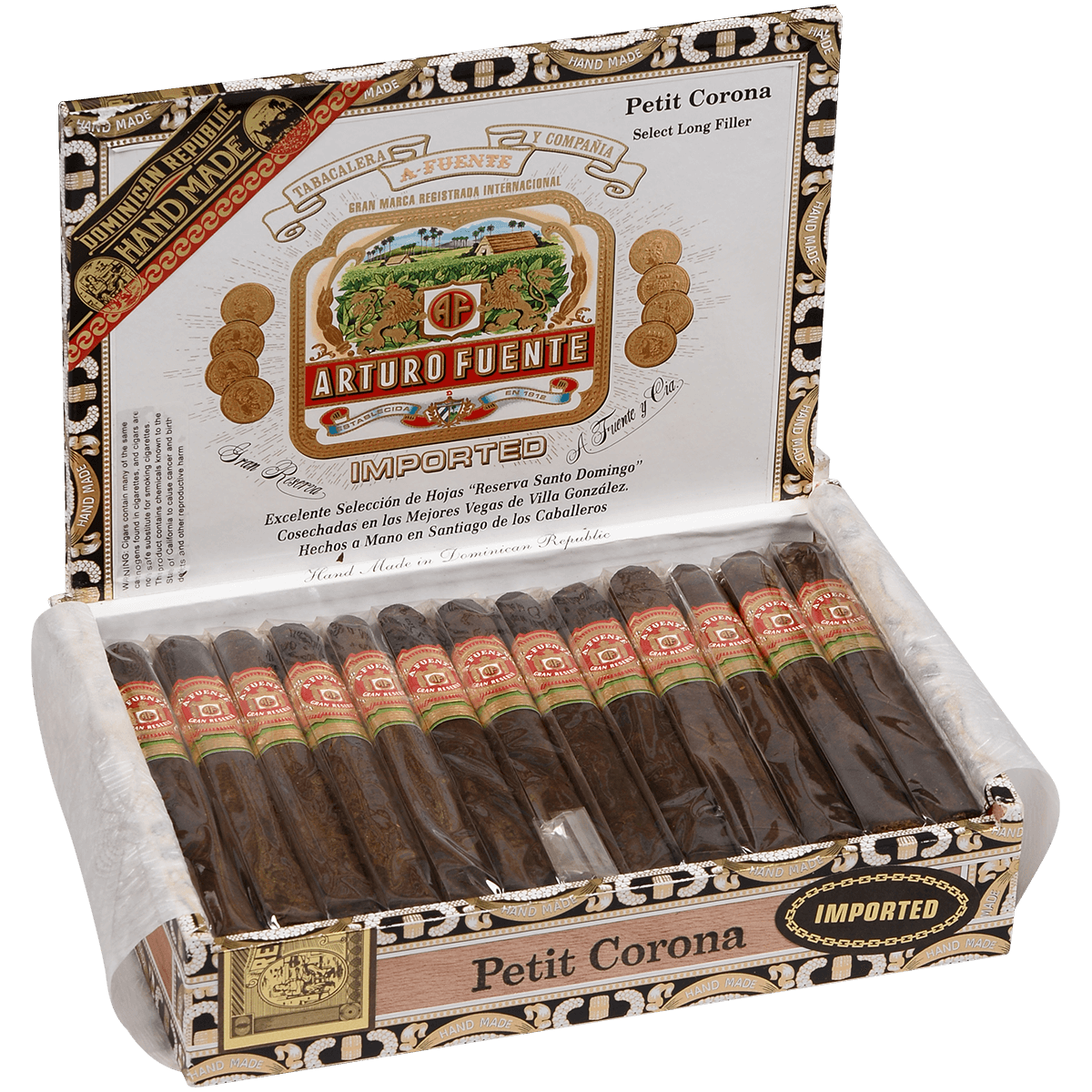 Arturo Fuente Petit Corona Maduro 25 Ct. Box 5.00X38