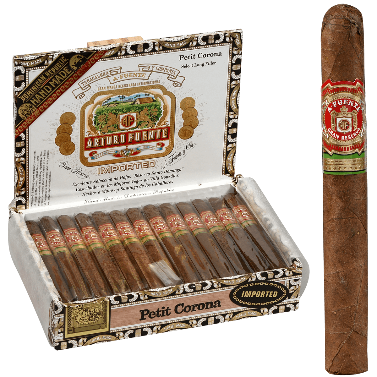 Arturo Fuente Petit Corona Natural 25 Ct. Box 5.00X38