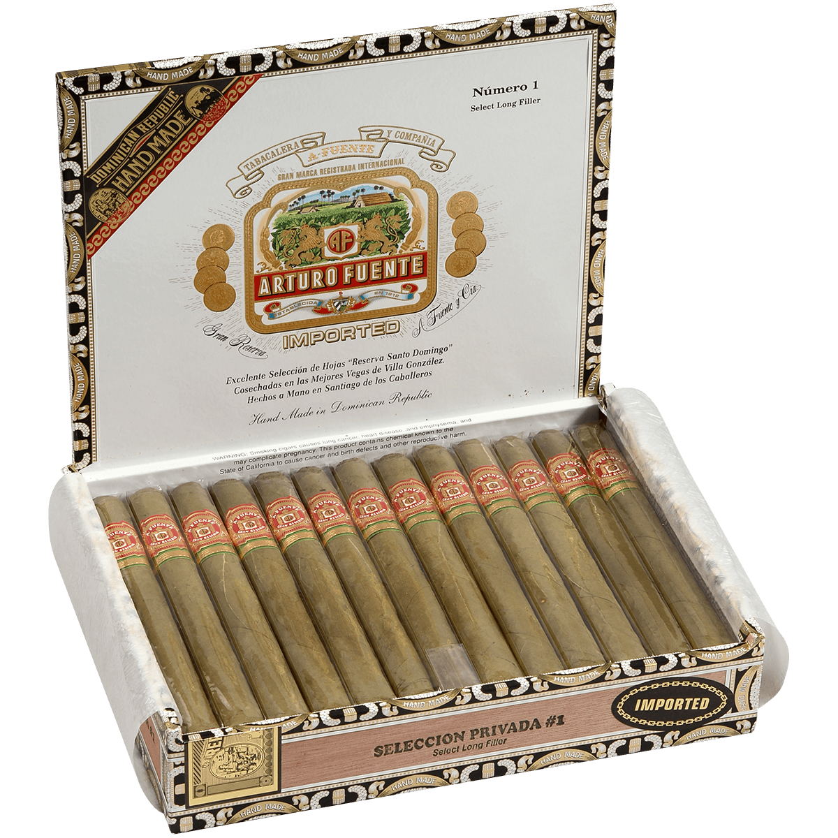 Arturo Fuente Seleccion Privada #1 Claro 25 Ct. Box 6.75X44
