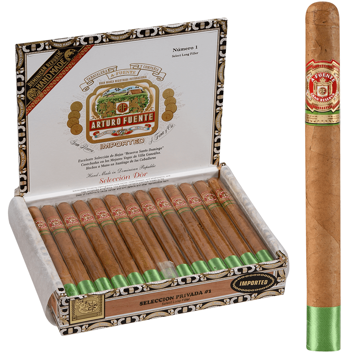 Arturo Fuente Seleccion Privada Seleccion D'Oro 25 Ct. Box 6.75X44
