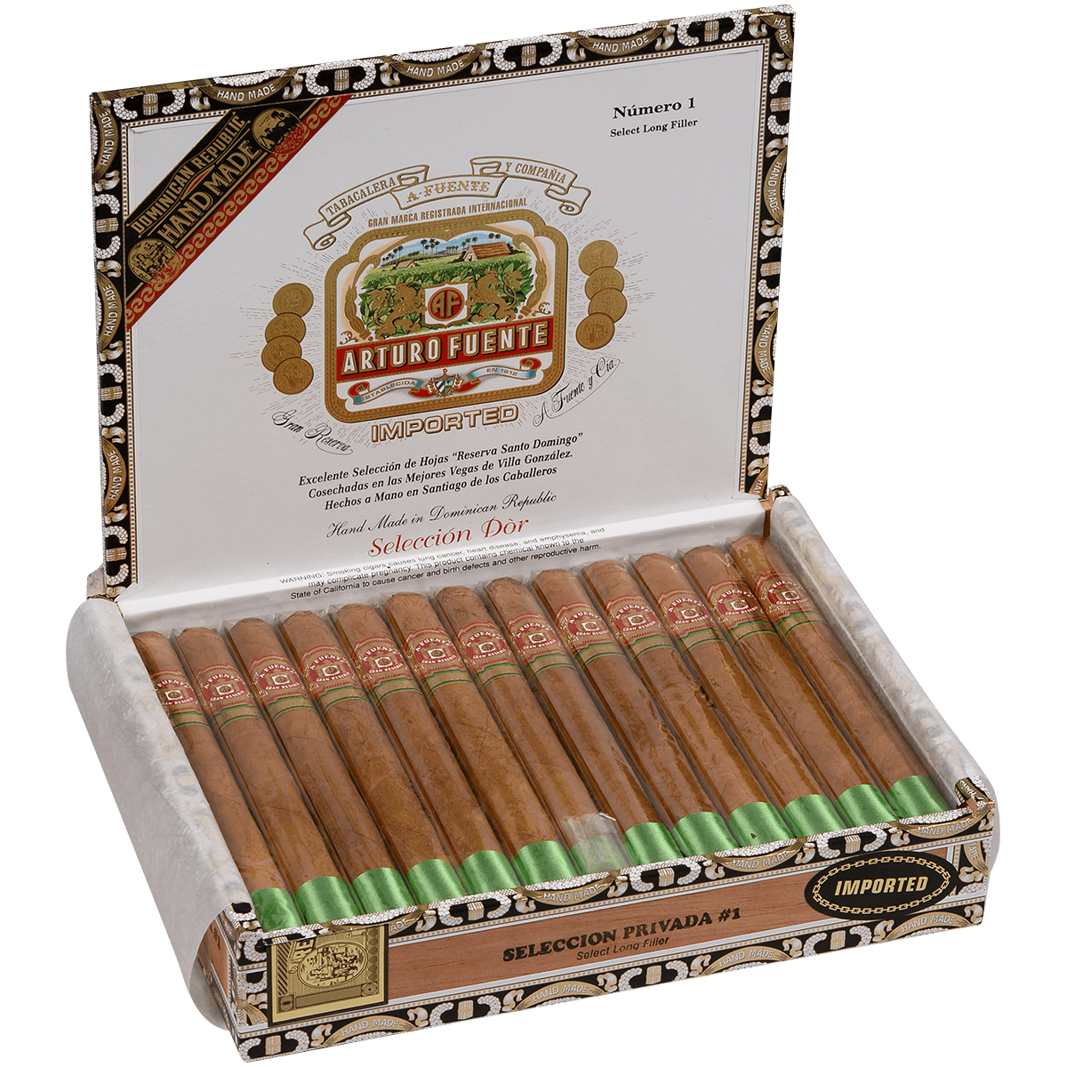 Arturo Fuente Seleccion Privada Seleccion D'Oro 25 Ct. Box 6.75X44