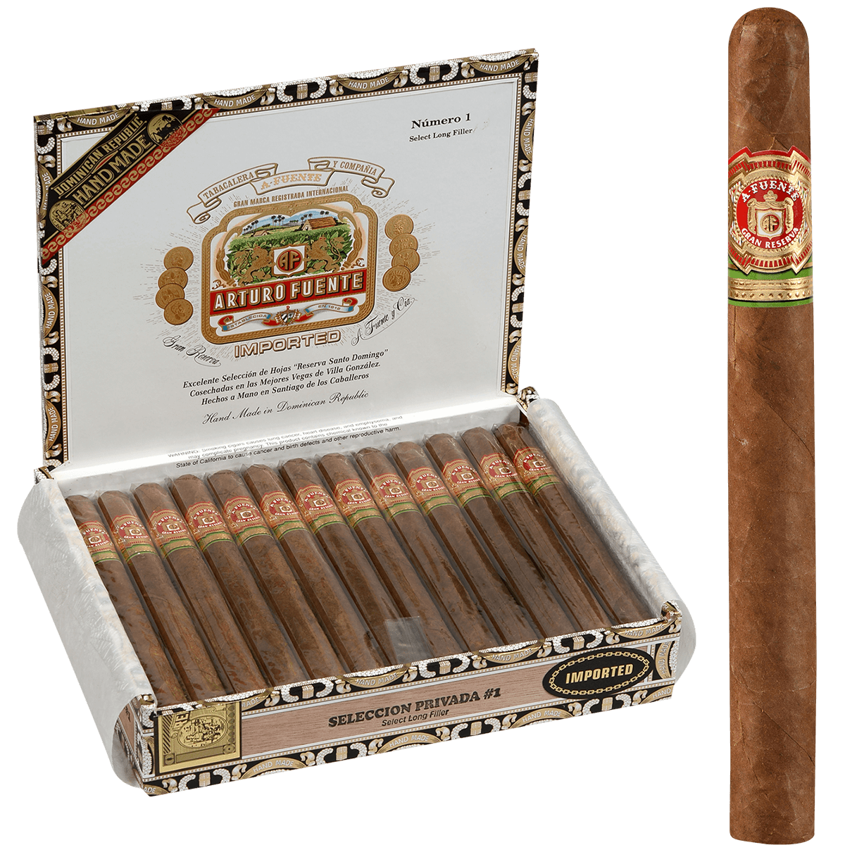 Arturo Fuente Seleccion Privada #1 Natural 25 Ct. Box 6.75X44