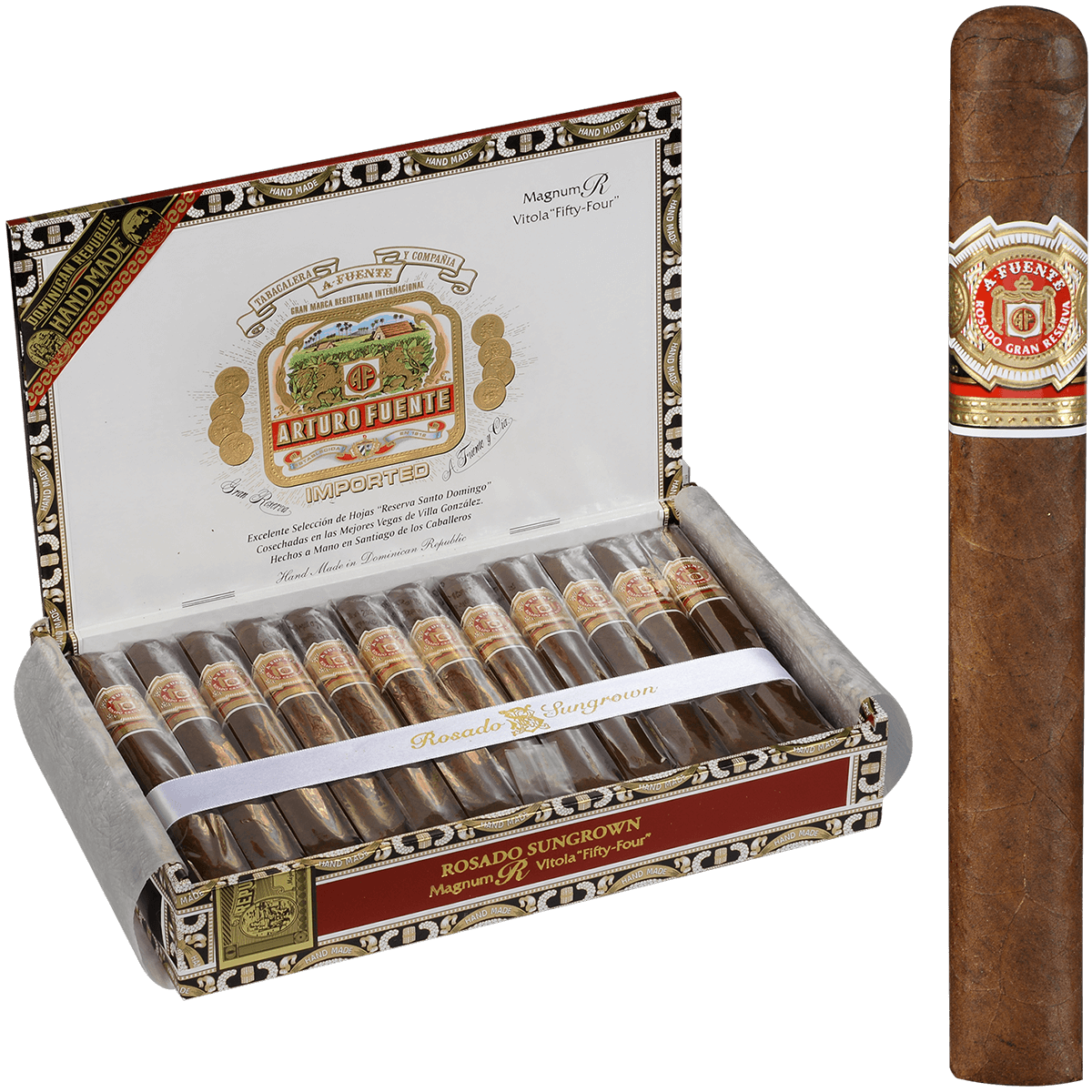 Arturo Fuente Rosado Sungrown Magnum R54 25 Ct. Box 6.50X54