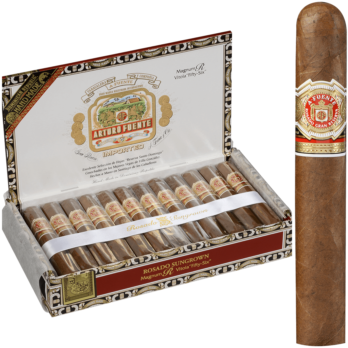 Arturo Fuente Rosado Sungrown Magnum R56 25 Ct. Box 5.625X56