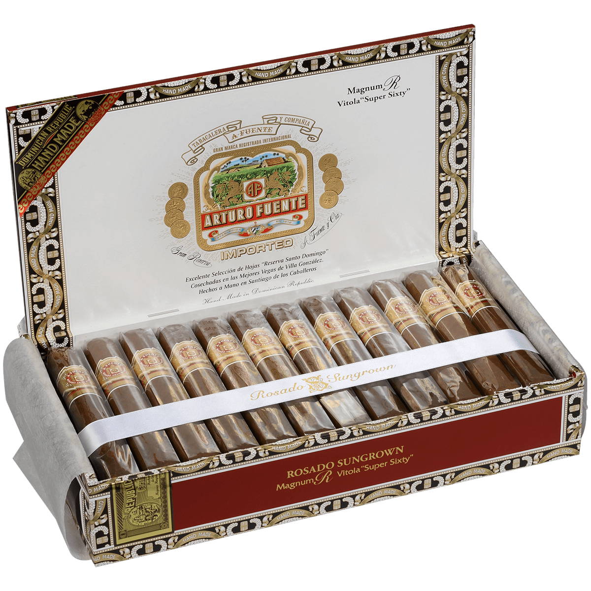 Fuente Rosado Sungrown Magnum R Super 60 24 Ct. Box 6.00X60
