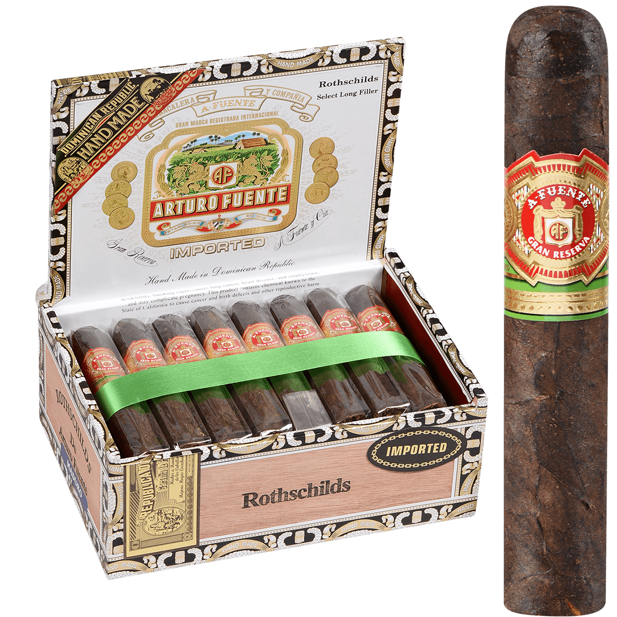 Arturo Fuente Rothchild Maduro 25 Ct. Box 4.50X50
