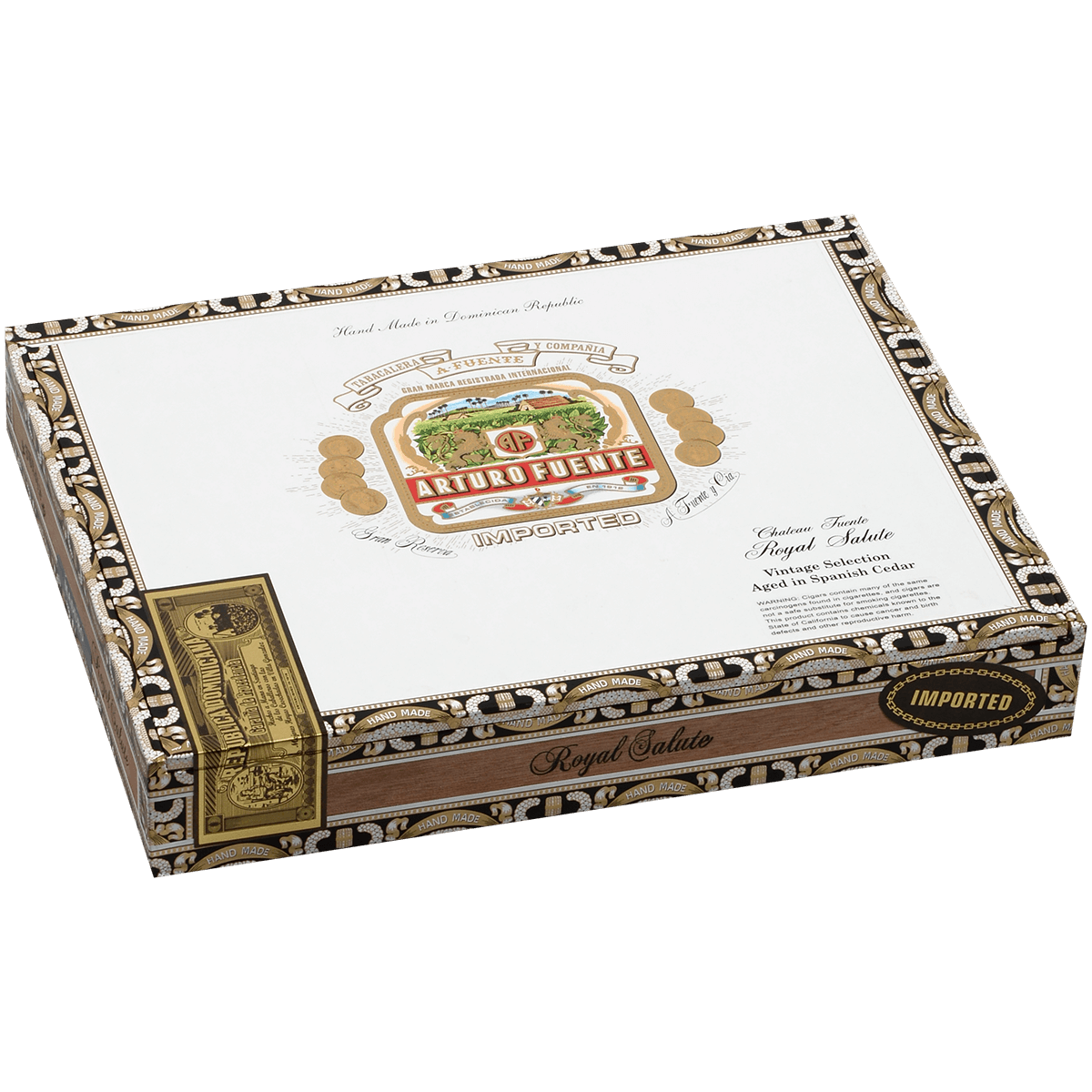 Arturo Fuente Royal Salute Maduro 10 Ct. Box 7.63X54