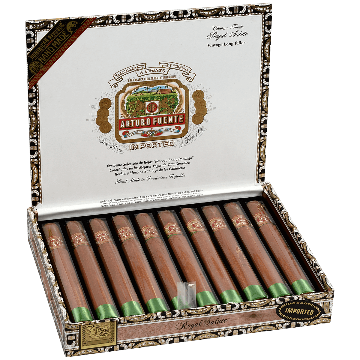 Arturo Fuente Royal Salute Natural 10 Ct. Box 7.63X54