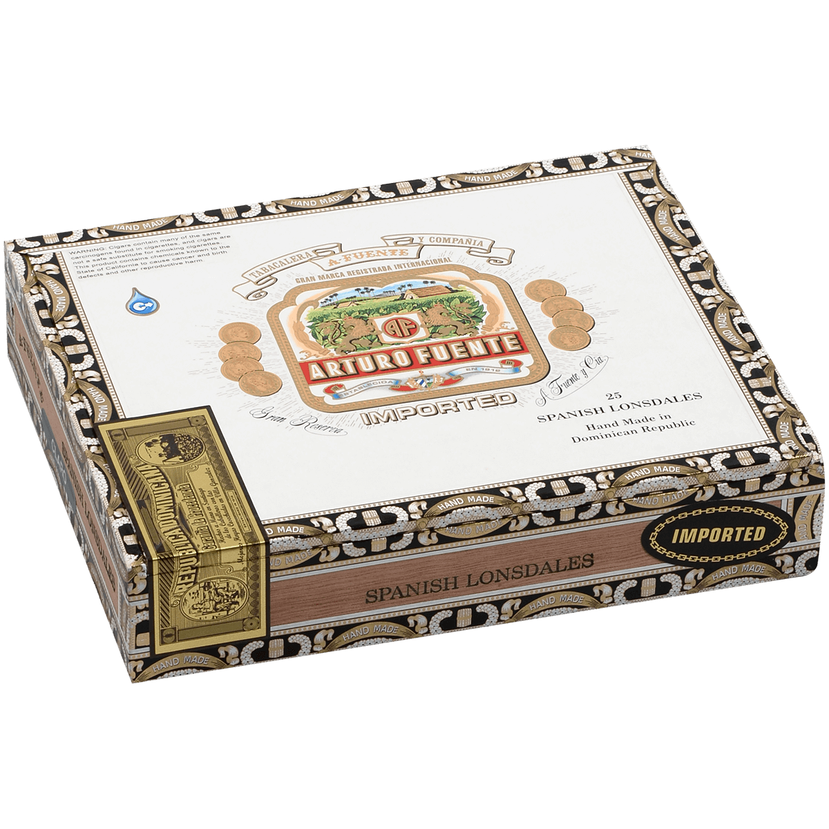 Arturo Fuente Spanish Lonsdale Claro 25 Ct. Box 6.50X42