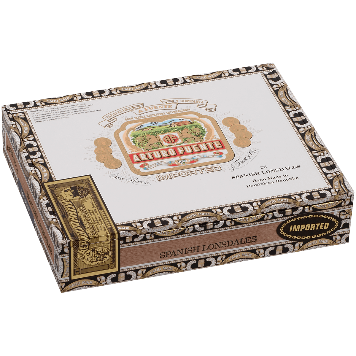 Arturo Fuente Spanish Lonsdale Maduro 25 Ct. Box 6.50X42