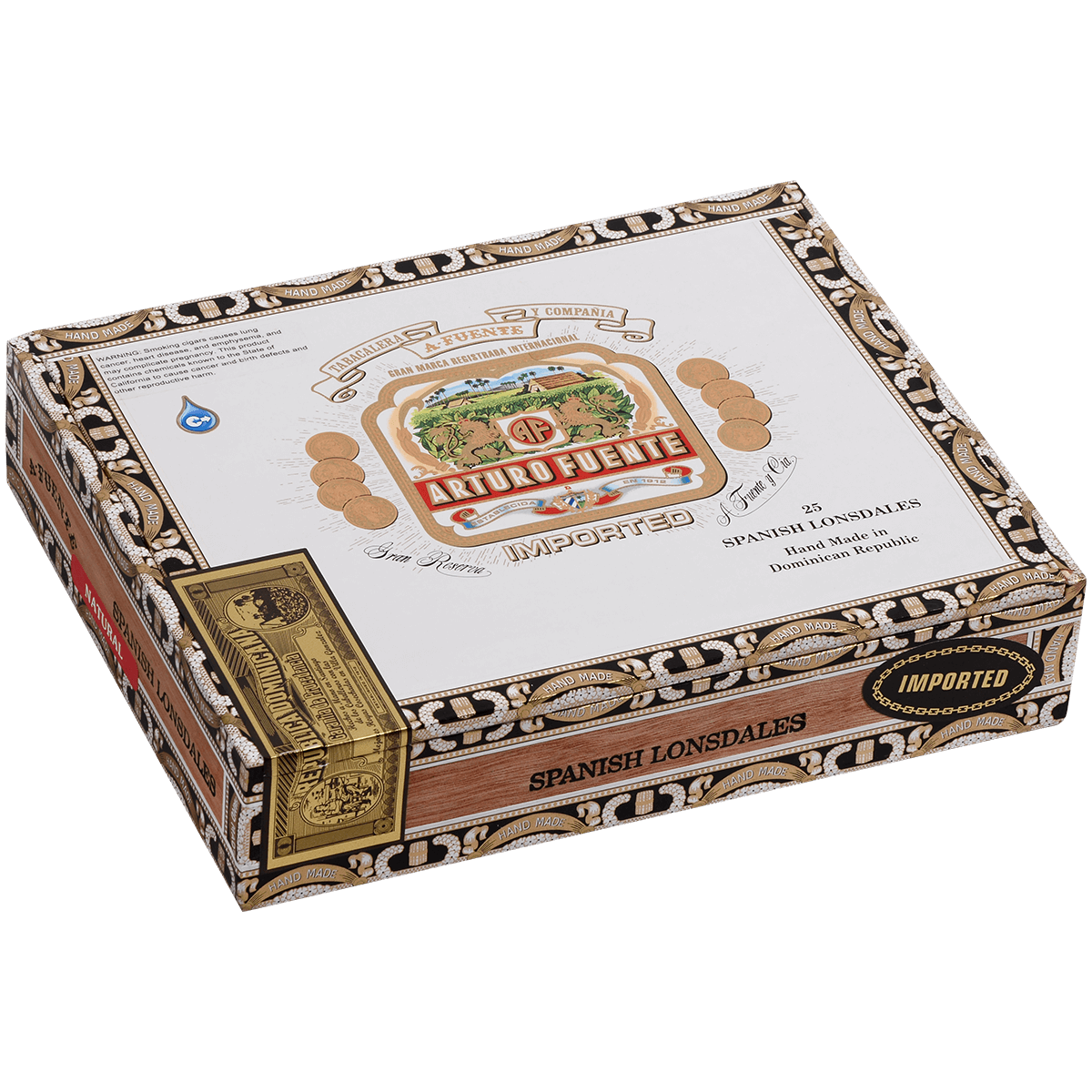 Arturo Fuente Spanish Lonsdale Natural 25 Ct. Box 6.50X42