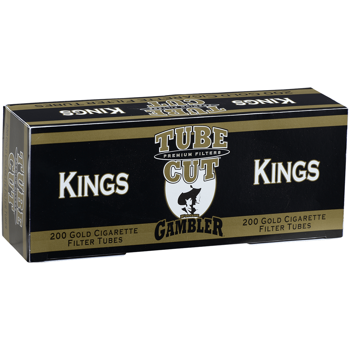 Cigarette Tubes Gambler Tube Cut King Size Full Flavor 5-200 Ct. Boxes