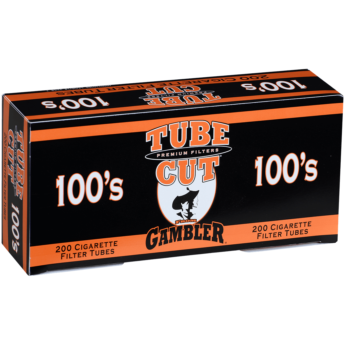 Cigarette Tubes Gambler Tube Cut 100Mm Full Flavor 5-200 Ct. Boxes