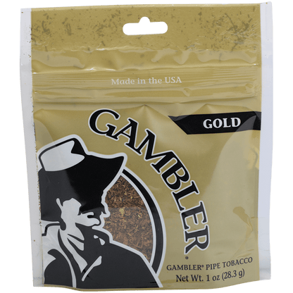 Gambler Pipe Tobacco Gold Mini 12'S 1 Oz. Bag