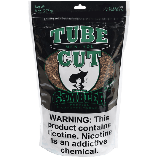Gambler Myo Tube Cut Menthol Large Bag 8.00 Oz