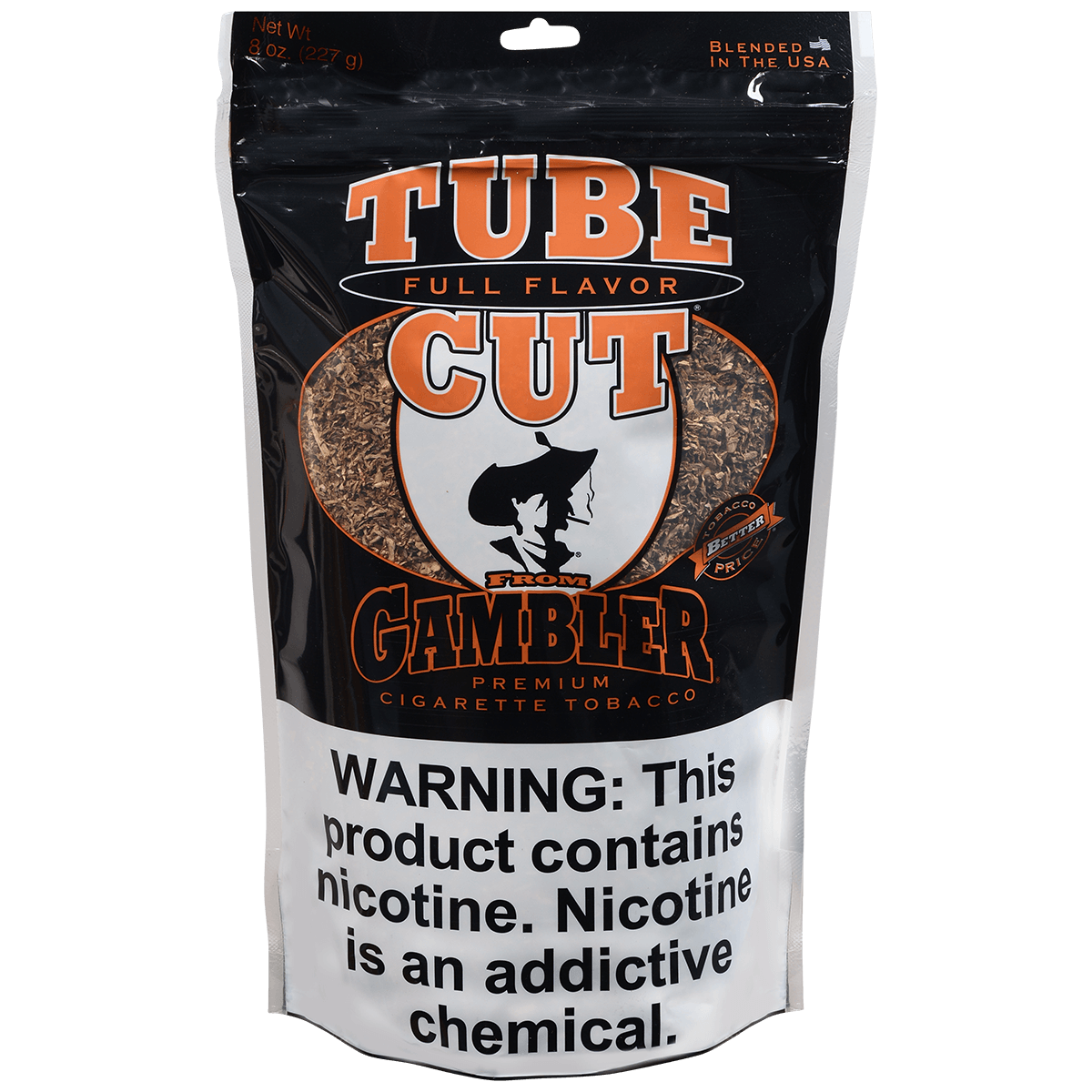 Gambler Myo Tube Cut Full Flavor Large Bag 8.00 Oz