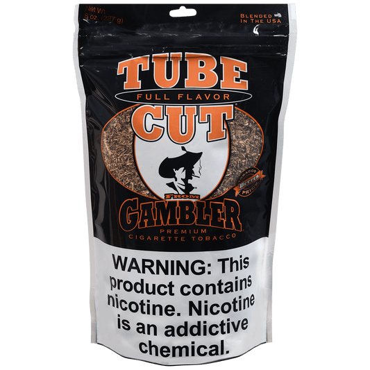Gambler Myo Tube Cut Full Flavor Large Bag 8.00 Oz