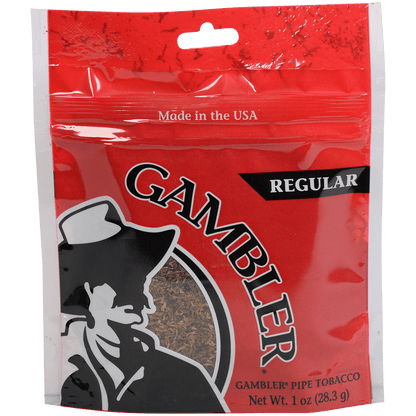 Gambler Pipe Tobacco Regular Mini 12'S 1 Oz. Bag