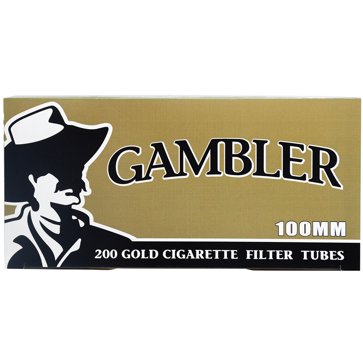 Cigarette Filter Tubes Gambler 100Mm Gold 5-200 Ct. Boxes