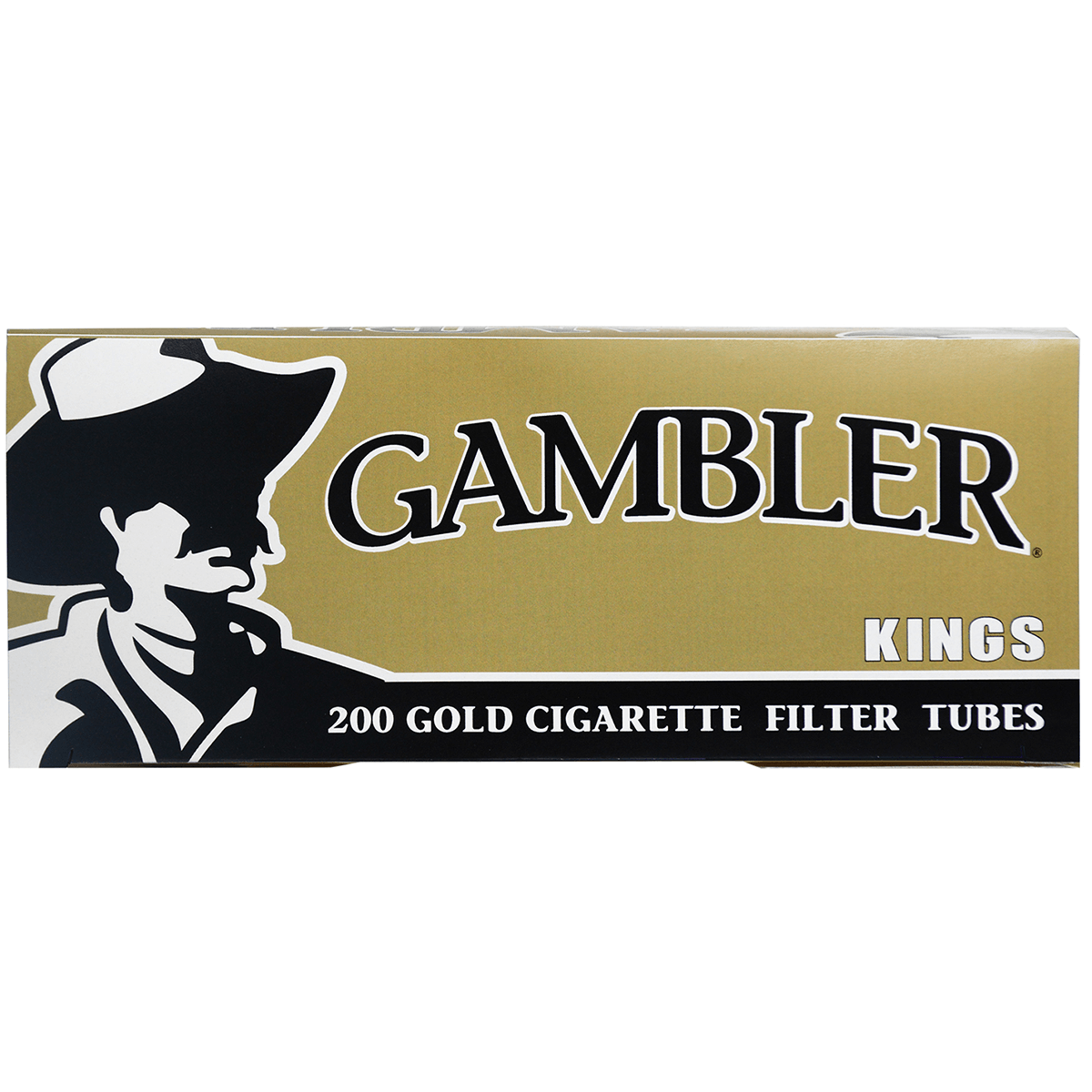 Cigarette Filter Tubes Gambler King Size Gold 5-200 Ct. Boxes