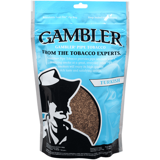 Gambler Pipe Tobacco Turkish Medium 6 Oz. Bag