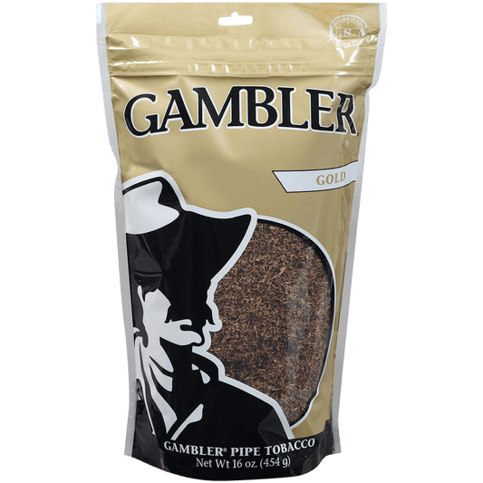 Gambler Pipe Tobacco Mellow/Gold Large 16 Oz. Bag