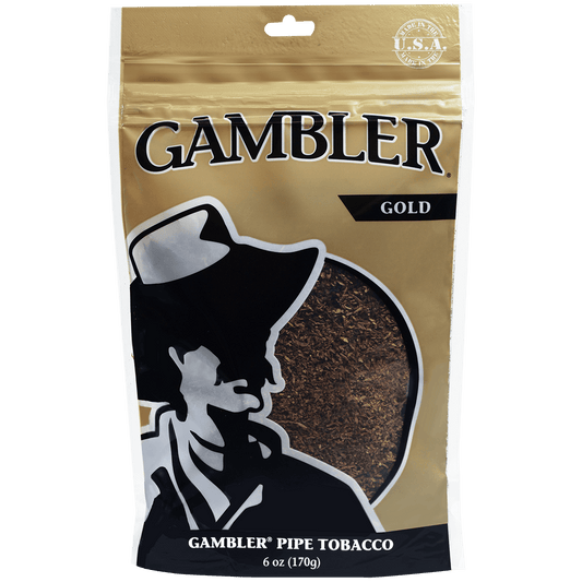 Gambler Pipe Tobacco Gold/Mellow Medium 6 Oz. Bag