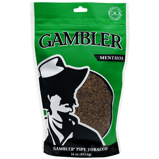 Gambler Pipe Tobacco Mint Large 16 Oz. Bag