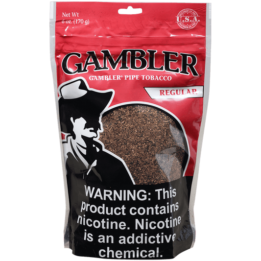 Gambler Pipe Tobacco Regular Medium 6 Oz. Bag