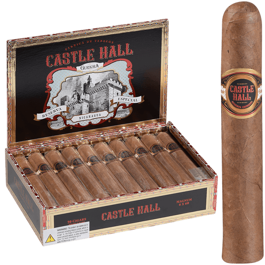 Gurkha Castle Hall Nicaragua Magnum 20 Ct.Box 6X60