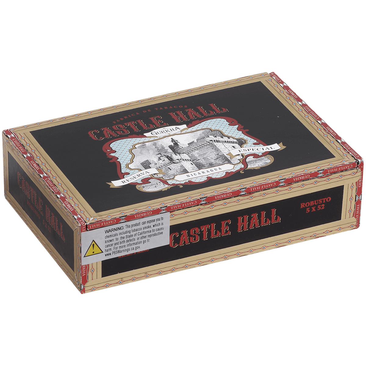 Gurkha Castle Hall Nicaragua Robusto 20 Ct. Box 5X52