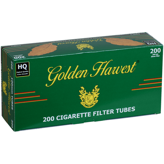 Golden Harvest Menthol 100Mm Filtered Tubes 200Ct. Carton