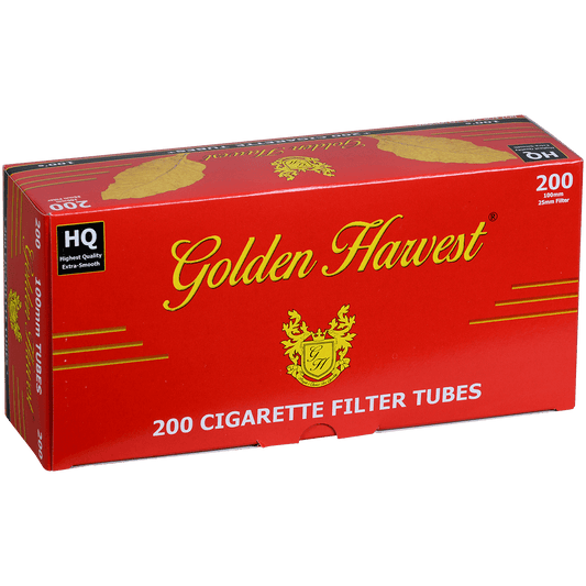 Golden Harvest Red 100Mm Filtered Tubes 200Ct. Carton